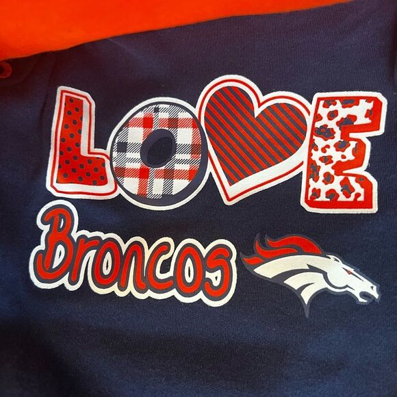 NFL Baby Denver Broncos Creeper 3-Piece Set Bodysuits Multi 0-3 Months - Picture 3 of 6